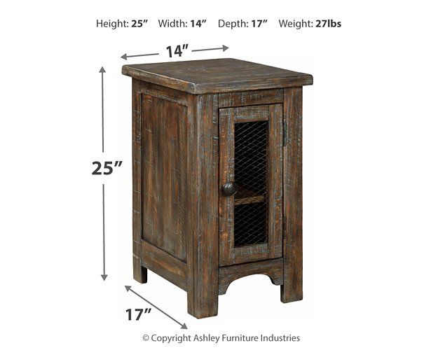 Danell Ridge Chairside End Table - Walo Furniture (Chicago, Illinois)