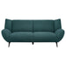 Acton 2 - piece Upholstered Flared Arm Sofa Set Teal Blue - Walo Furniture