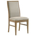 Adina Upholstered Dining Side Chair Barley (Set of 2) - Walo Furniture