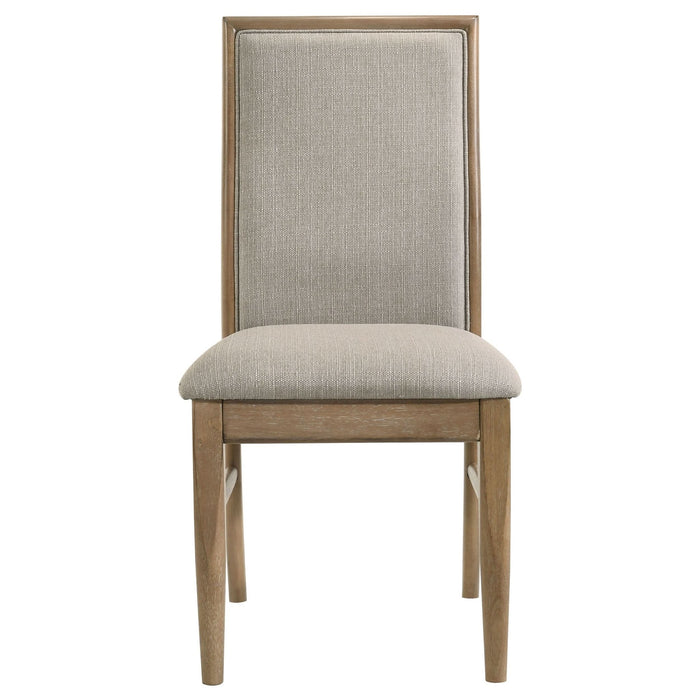 Adina Upholstered Dining Side Chair Barley (Set of 2) - Walo Furniture