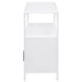 Amherst 2 - door Radio Weave Cane Metal Accent Cabinet White - Walo Furniture