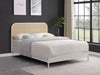 Amherst Radio Weave Rattan Metal Queen Bed White - Walo Furniture