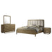 Amsbury 4 - piece Eastern King Bedroom Set Nutmeg - Walo Furniture