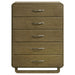 Amsbury 5 - drawer Chest of Drawers Nutmeg - Walo Furniture