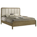 Amsbury 59 - inch Upholstered Queen Bed Nutmeg - Walo Furniture