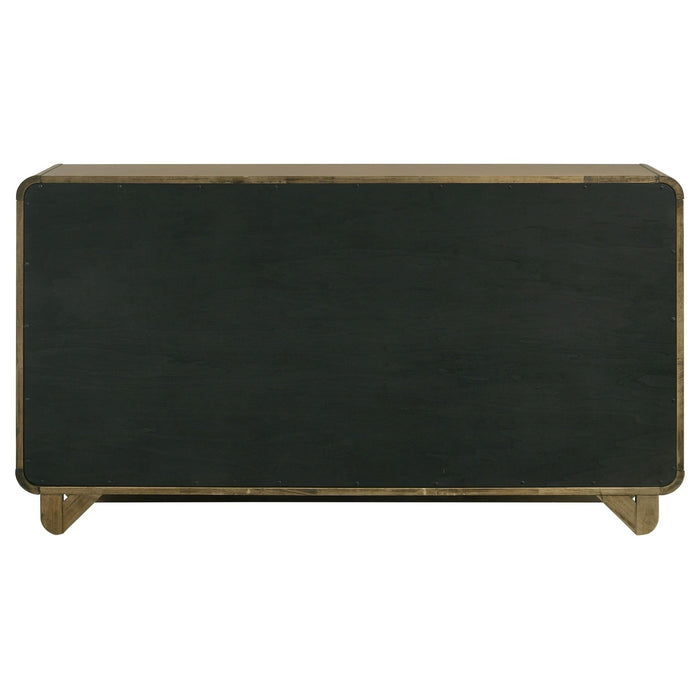 Amsbury 6 - drawer Dresser Cabinet Nutmeg - Walo Furniture