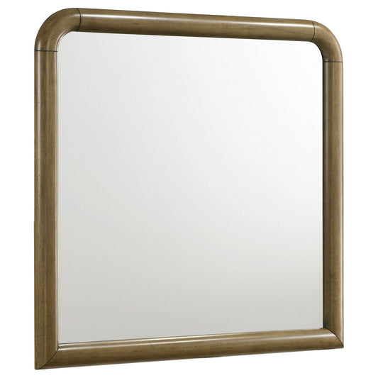 Amsbury Dresser Mirror Nutmeg - Walo Furniture