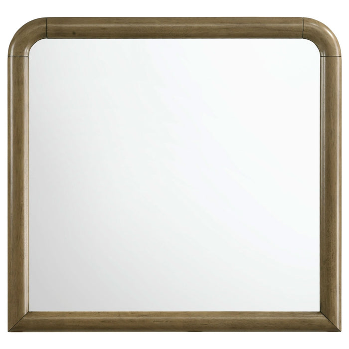 Amsbury Dresser Mirror Nutmeg - Walo Furniture