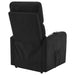 Amsdell Upholstered Power Lift Recliner with Remote Black - Walo Furniture