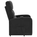 Amsdell Upholstered Power Lift Recliner with Remote Black - Walo Furniture