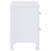 Anastasia 2 - drawer Nightstand Pearl White - Walo Furniture