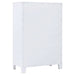 Anastasia 5 - drawer Bedroom Chest Pearl White - Walo Furniture