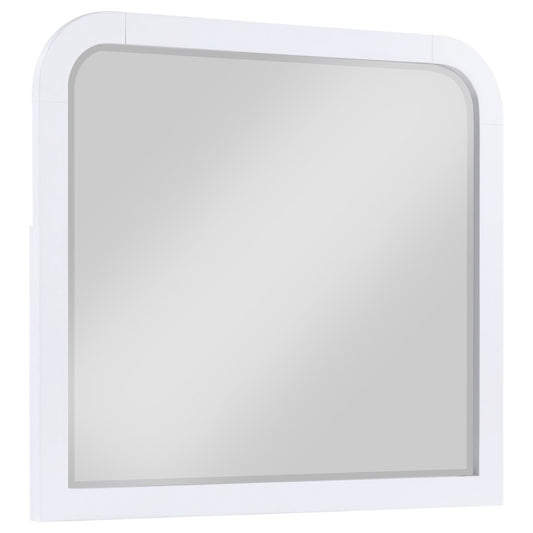 Anastasia Dresser Mirror Pearl White - Walo Furniture