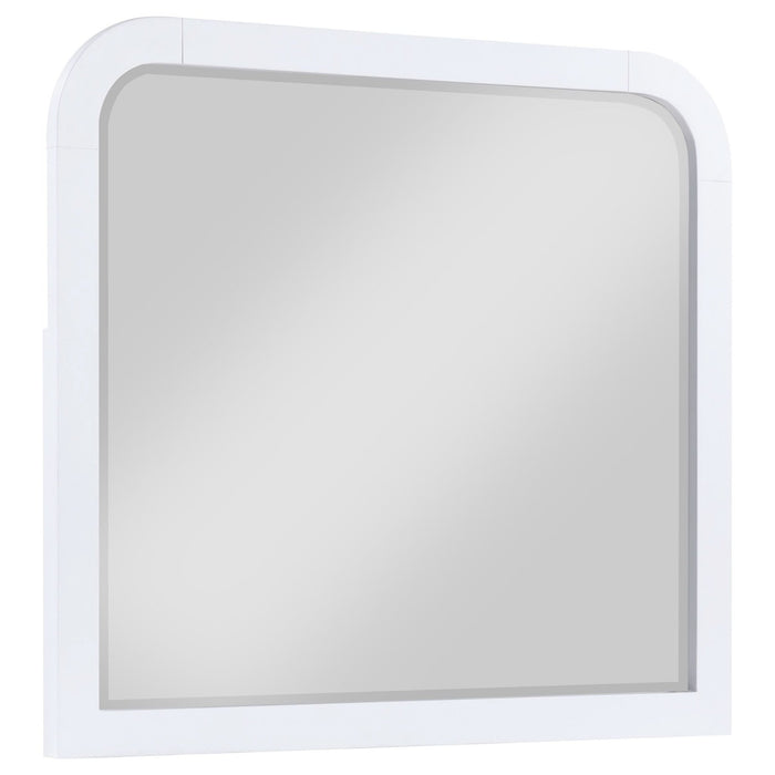 Anastasia Dresser Mirror Pearl White - Walo Furniture