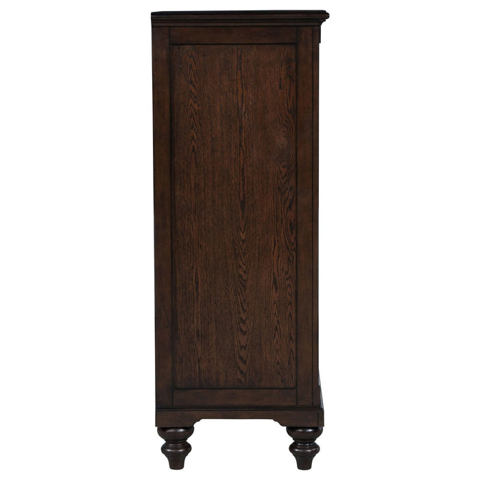 Andover 5 - drawer Chest of Drawers Dark Oak - Walo Furniture