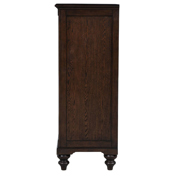 Andover 5 - drawer Chest of Drawers Dark Oak - Walo Furniture