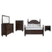 Andover 5 - piece California King Bedroom Set Dark Oak - Walo Furniture