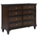 Andover 5 - piece Queen Bedroom Set Dark Oak - Walo Furniture