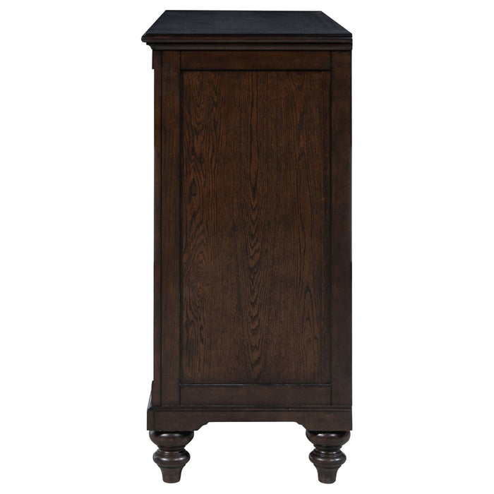 Andover 8 - drawer Dresser Cabinet Dark Oak - Walo Furniture