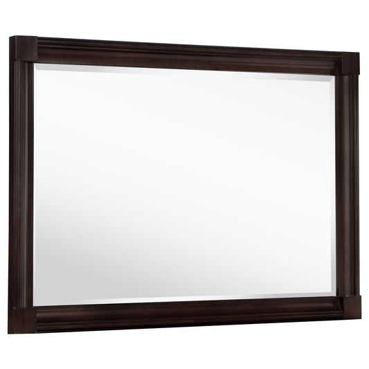 Andover Dresser Mirror Dark Oak - Walo Furniture