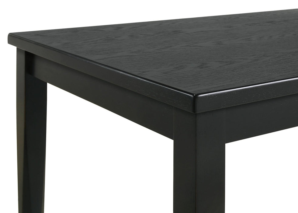 Appleton Rectangular 59 - inch Dining Table Washed Black - Walo Furniture