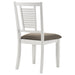 Appleton Wood Dining Side Chair Distressed White (Set of 2) - Walo Furniture