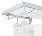 Araceli Freestanding LED Home Bar Cabinet White High Gloss - Walo Furniture