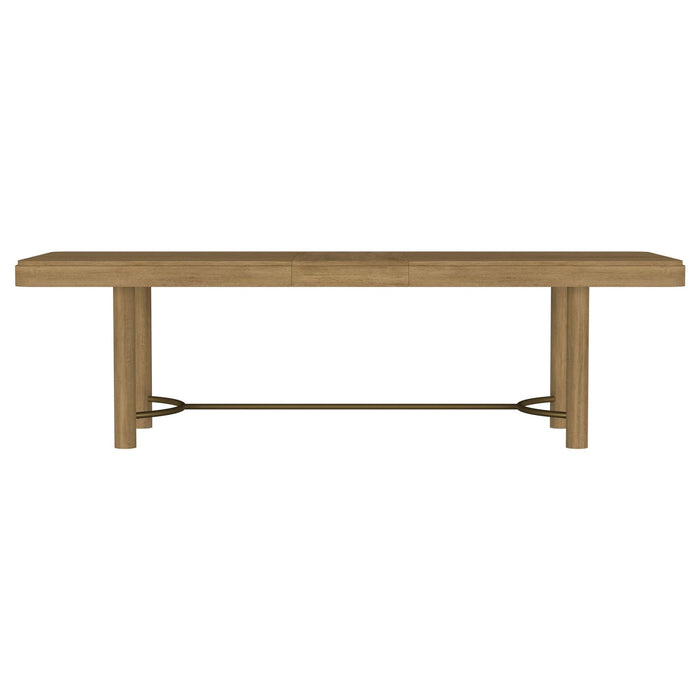 Arini 104 - inch Extension Leaf Dining Table Sand Wash - Walo Furniture