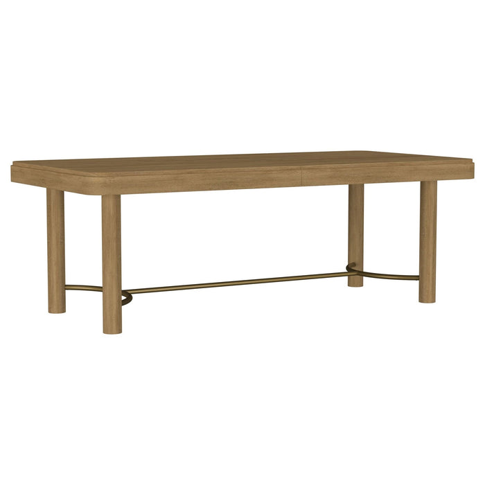 Arini 104 - inch Extension Leaf Dining Table Sand Wash - Walo Furniture