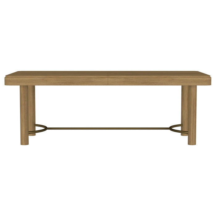 Arini 104 - inch Extension Leaf Dining Table Sand Wash - Walo Furniture