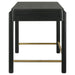 Arini 2 - drawer Vanity Desk Makeup Table Black - Walo Furniture