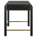 Arini 2 - drawer Vanity Desk Makeup Table Black - Walo Furniture