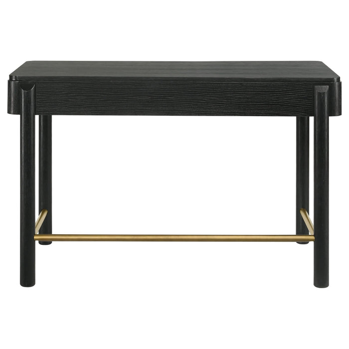 Arini 2 - drawer Vanity Desk Makeup Table Black - Walo Furniture