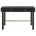 Arini 2 - drawer Vanity Desk Makeup Table Black - Walo Furniture