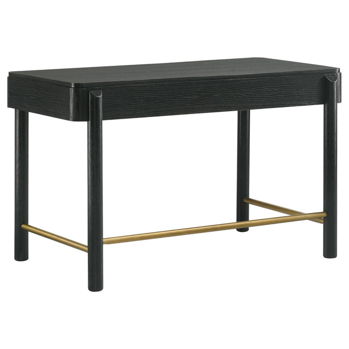 Arini 2 - drawer Vanity Desk Makeup Table Black - Walo Furniture