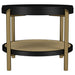 Arini 2 - piece Round Coffee and End Table Set Black - Walo Furniture