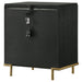 Arini 3 - drawer Nightstand Black - Walo Furniture