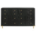 Arini 8 - drawer Dresser Black - Walo Furniture