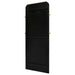 Arini Cane Weave Full Length Standing Floor Mirror Black - Walo Furniture