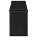 Arrington Storage Bench Black - Walo Furniture