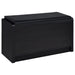 Arrington Storage Bench Black - Walo Furniture