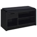 Arrington Storage Bench Black - Walo Furniture