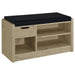 Arrington Storage Bench White Oak - Walo Furniture