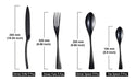 Art Of Food® 24 - piece Stainless Steel Cutlery Set, Monaco - Walo Furniture