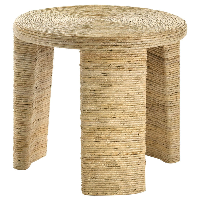 Artina 2 - piece Rattan Coffee and End Table Set Natural - Walo Furniture