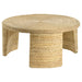 Artina 3 - piece Rattan Coffee and End Table Set Natural - Walo Furniture