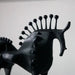 ArtZ® Abstract Horse Metal Sculpture - Walo Furniture