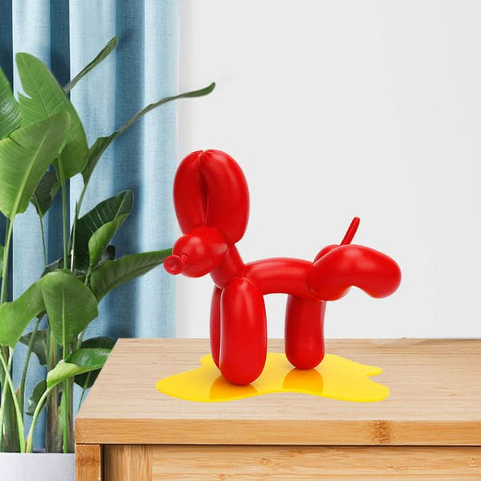 ArtZ® Balloon Dog Doing Number One Sculpture - Walo Furniture