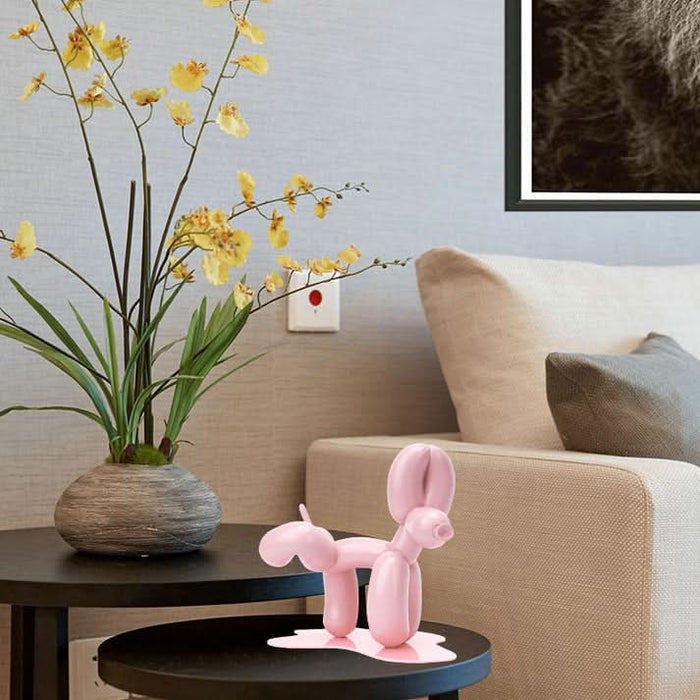 ArtZ® Balloon Dog Doing Number One Sculpture - Walo Furniture