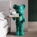 ArtZ® Bear Statue Tray Table - Walo Furniture